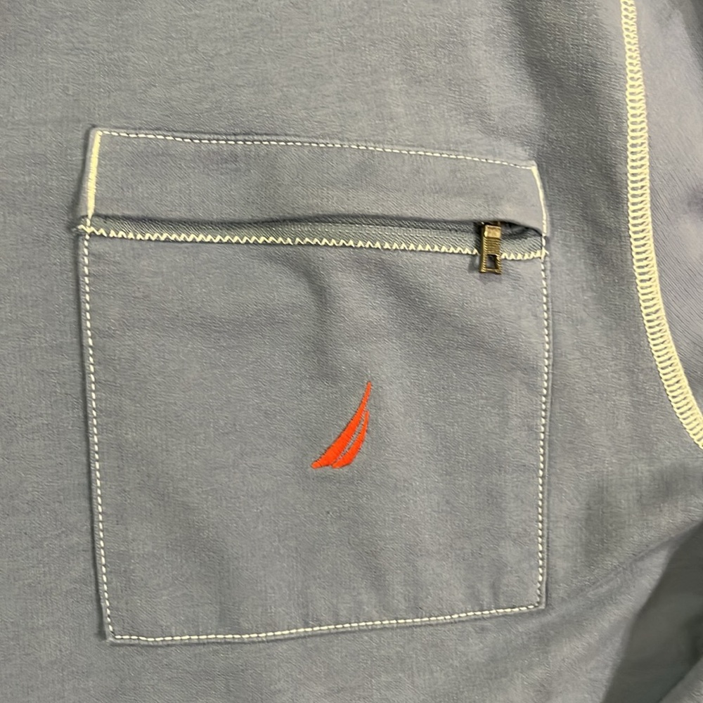 Nautica Men’s Blue Quarter-Zip Pullover Size XL - Picture 7 of 16